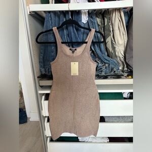 Yeezy season 6 ribbed stretch-knit mini dress